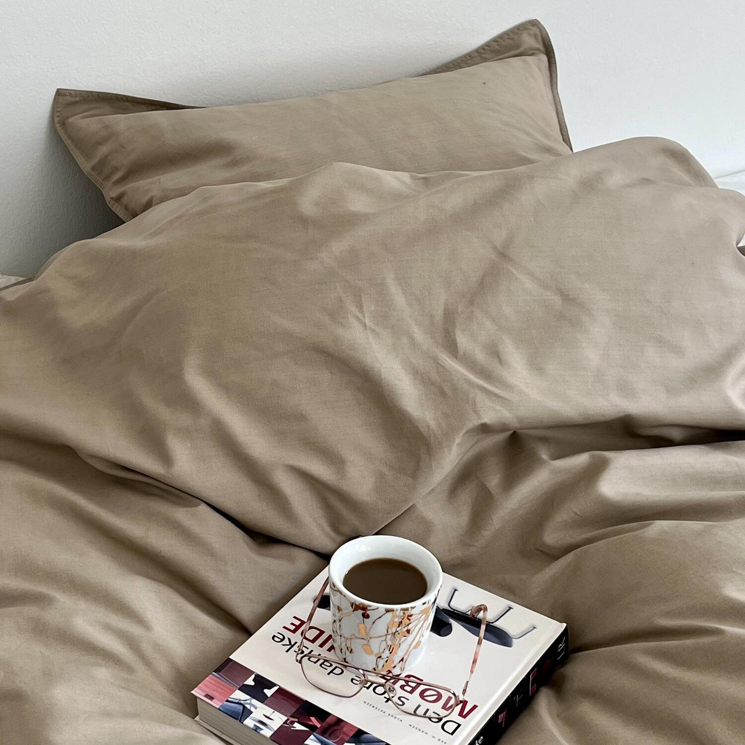 Percale sengetøj - Mud