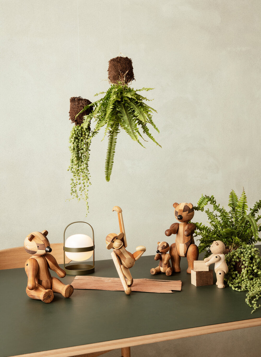 Reworked jubilæum bjørn lille - mix træ