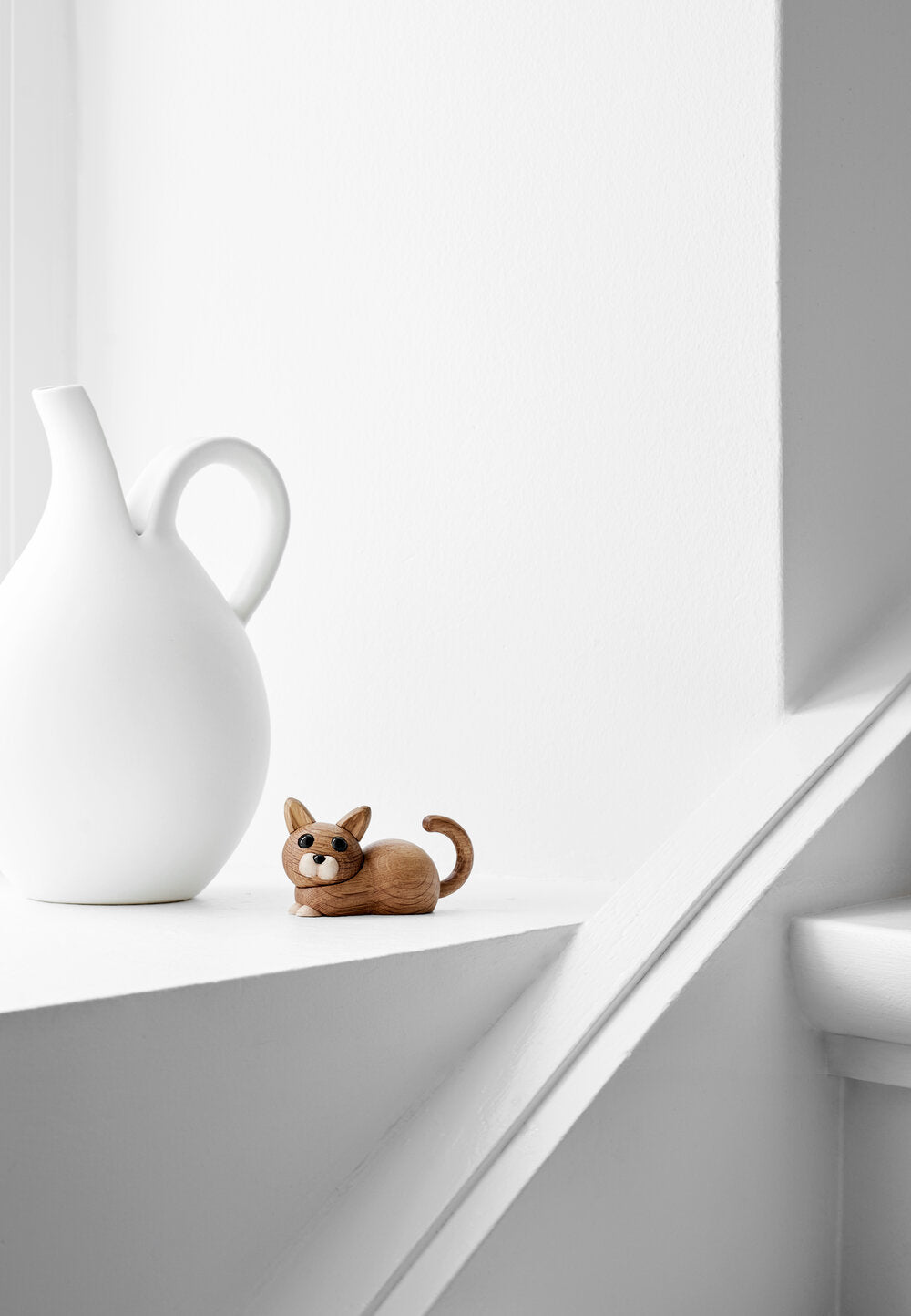 Hope kat, Lys brun - H:6cm.