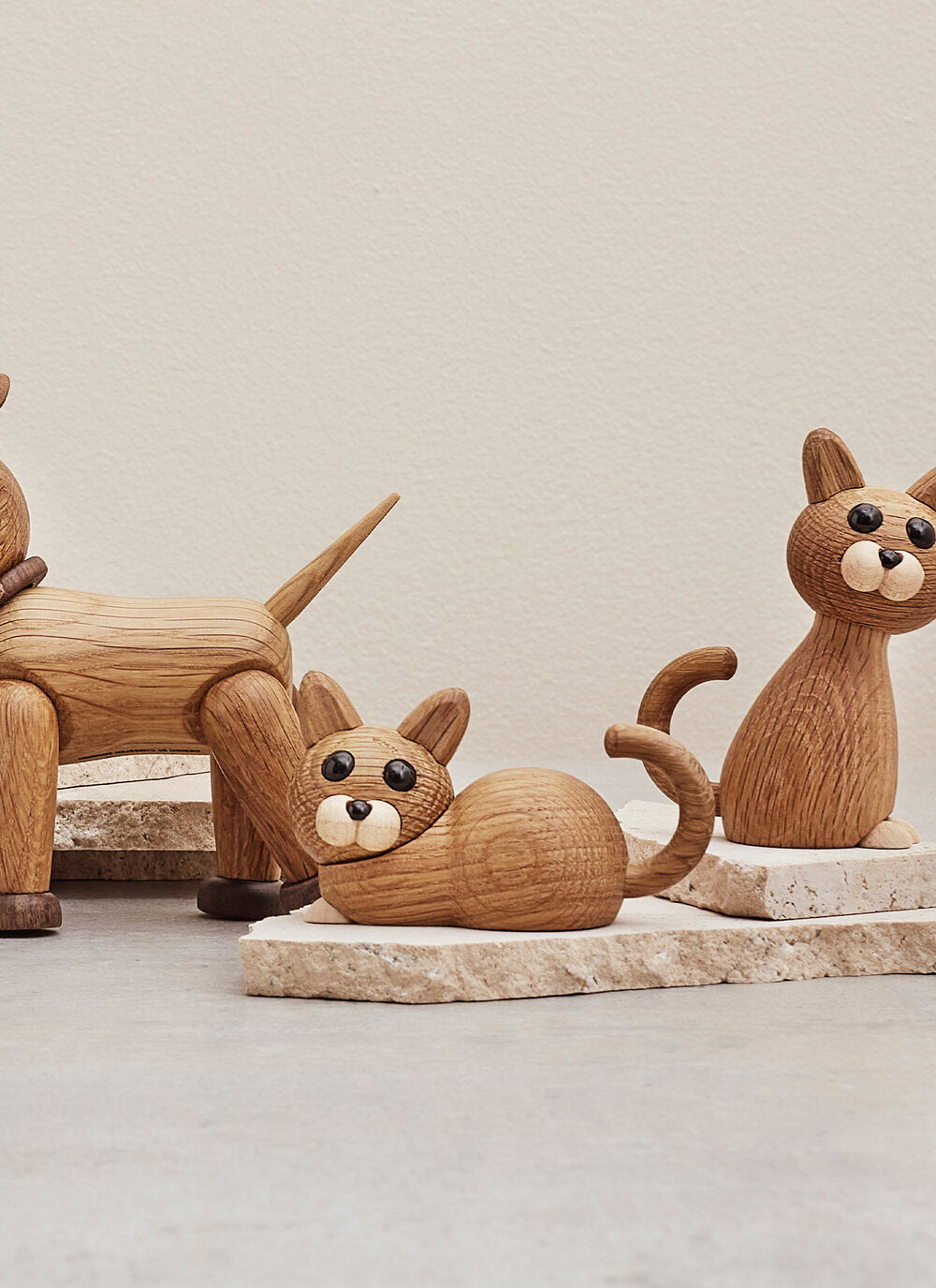 Hope kat, Lys brun - H:6cm.