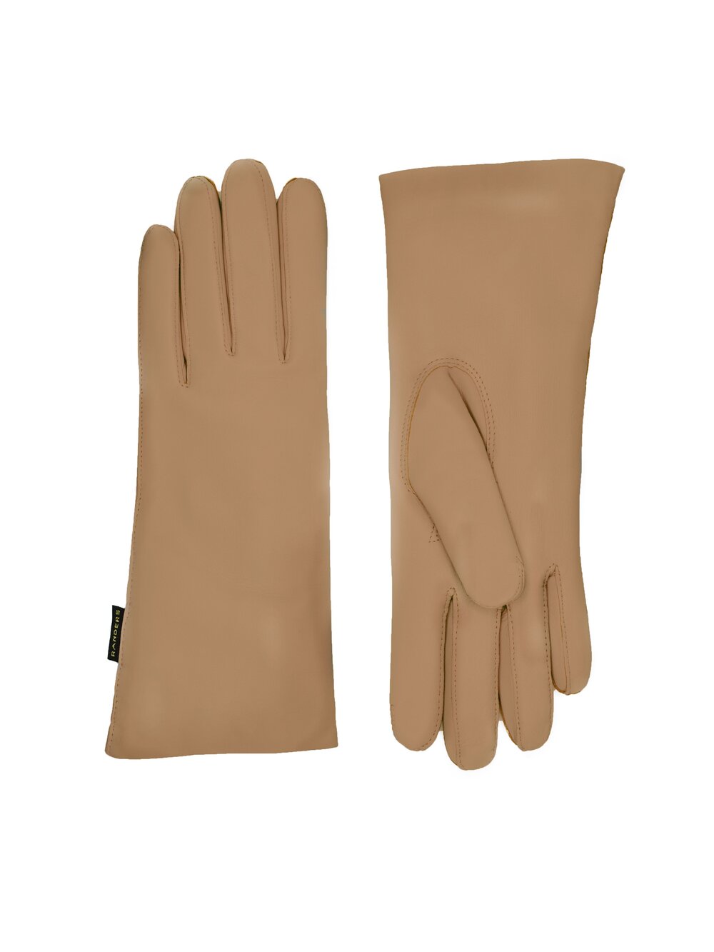 Rhanders Handsker 3” Lamb Full Piqué skindhandsker - camel - Bahne