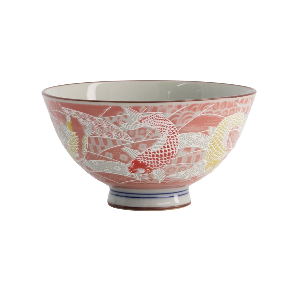 Kawaii Crap Rice skål, rød - 300 ml.