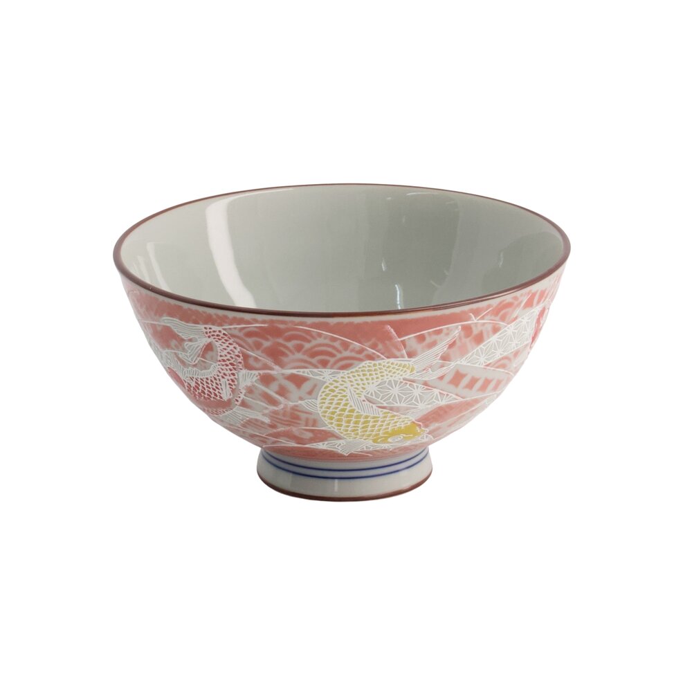 Kawaii Crap Rice skål, rød - 300 ml.