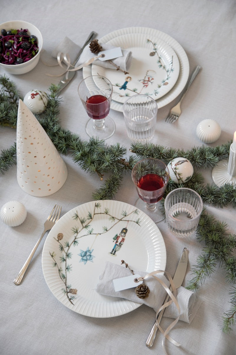 Kähler Hammershøi juletallerken - Ø: 27 cm. - Bahne