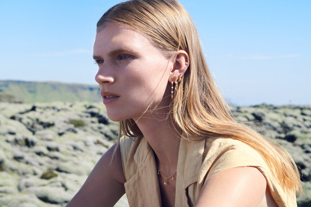 Sunniva Ørering - 18 karat forgyldt