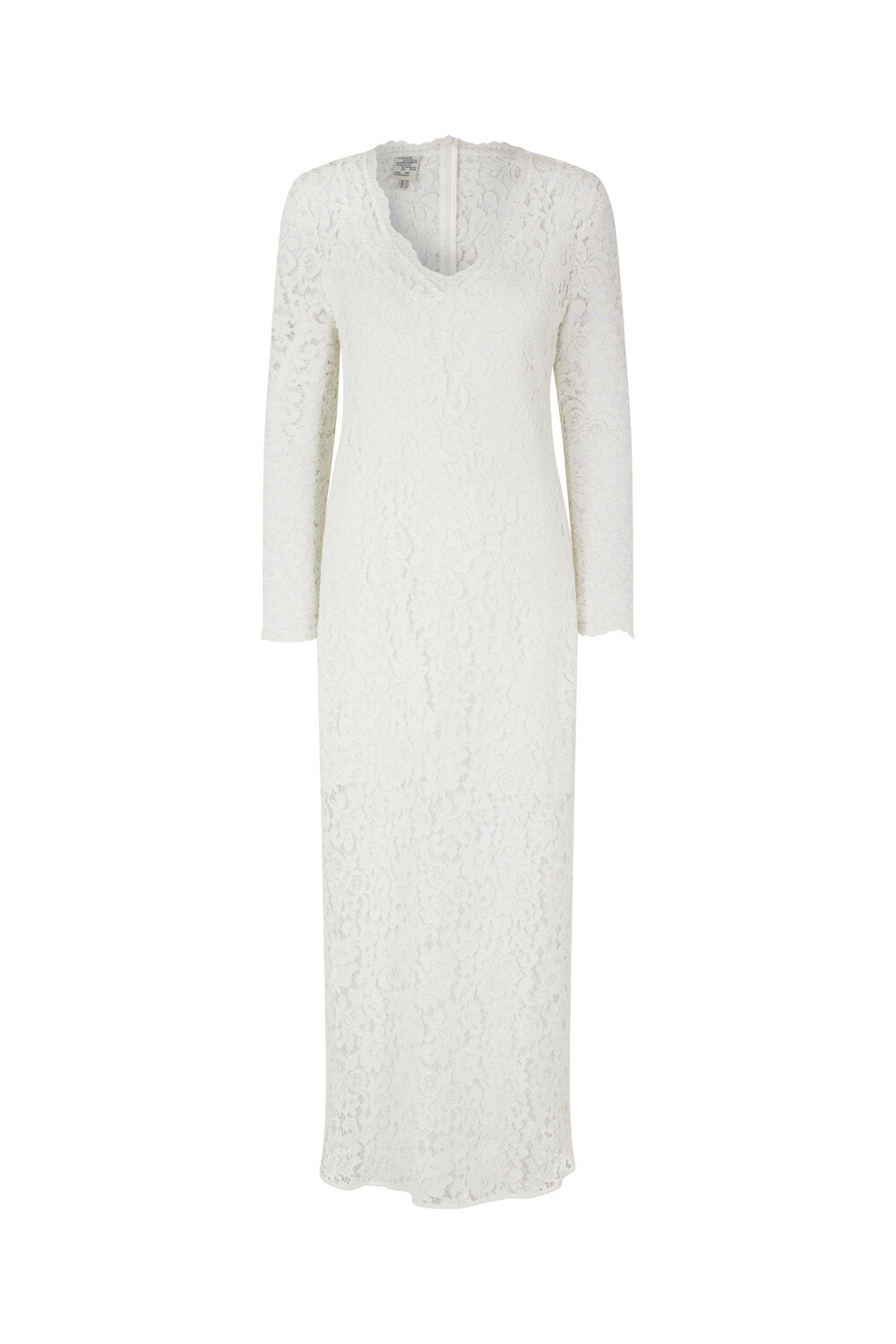 Azali lang kjole - Creme