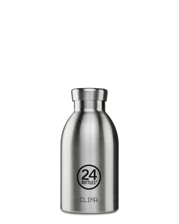 24Bottles Clima flaske, Steel - 330 ml. - Bahne