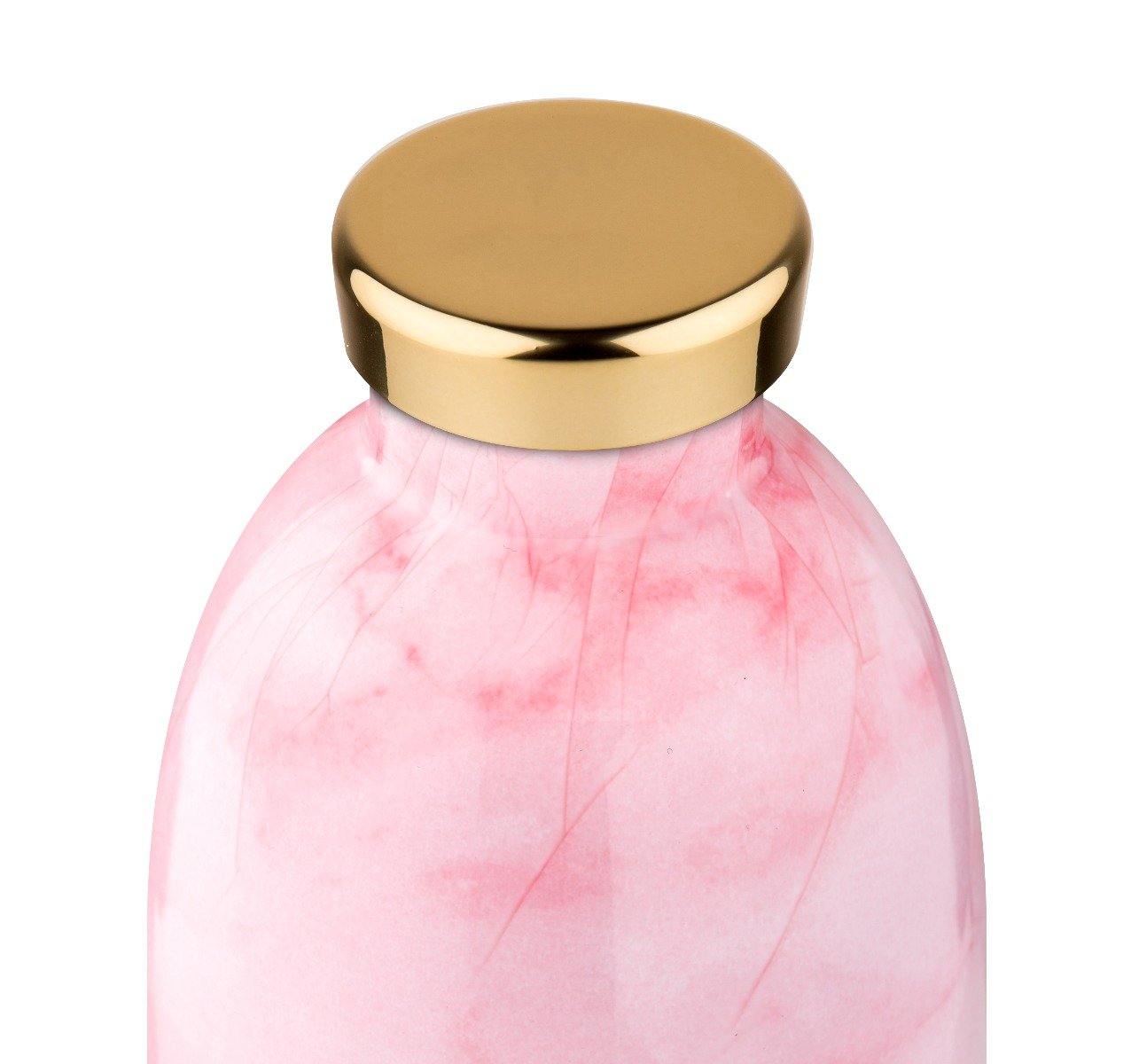 24Bottles Clima flaske, Pink marble - 850 ml. - Bahne