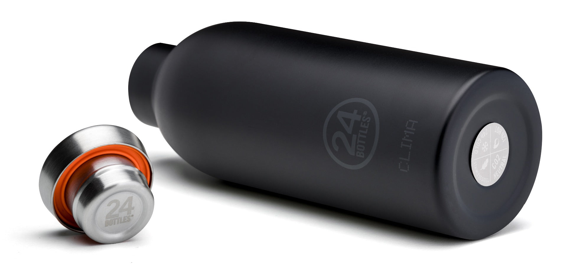 24Bottles Clima termoflaske, Tuxedo Black - 500 ml - Bahne