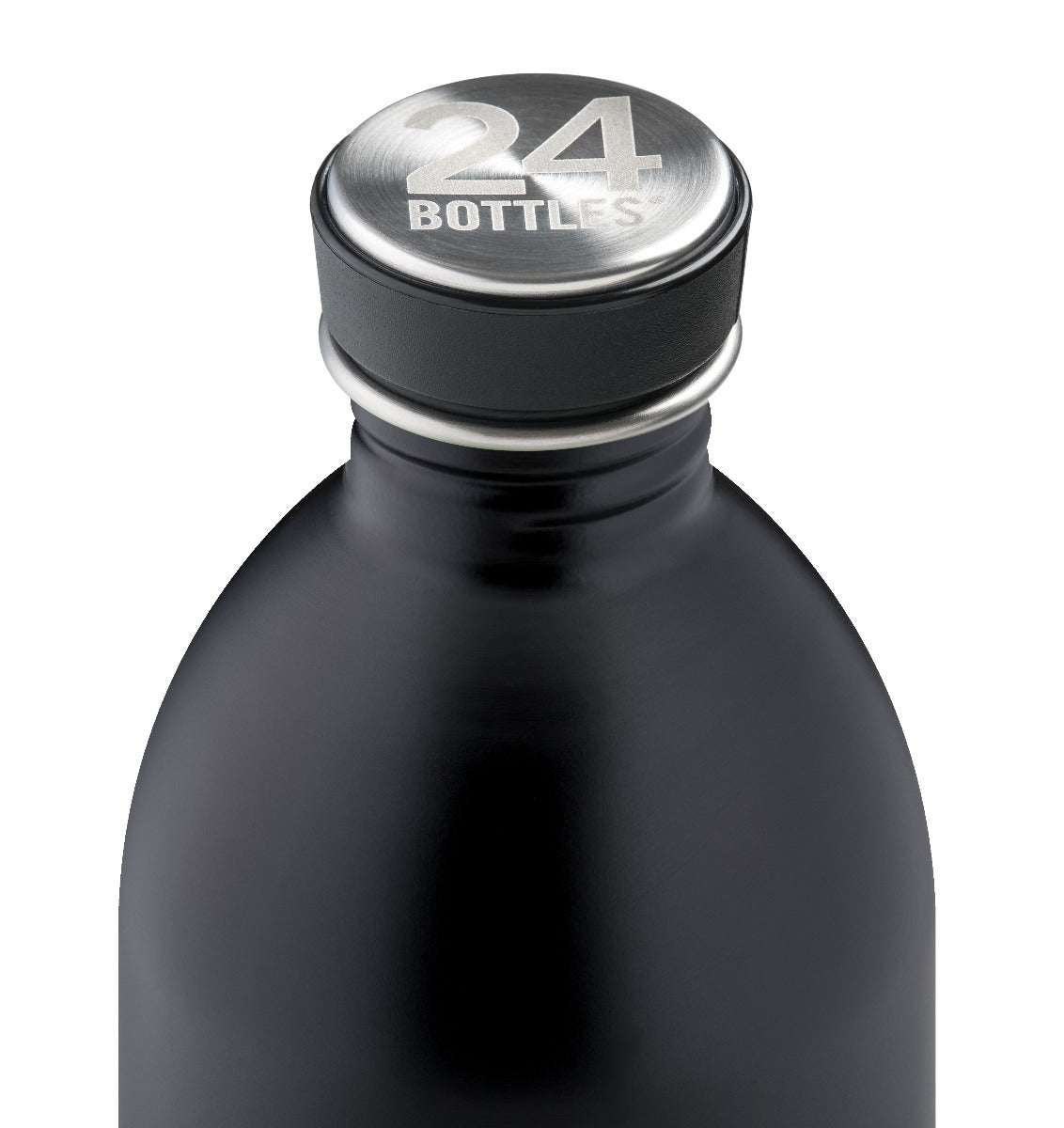 24bottles Litro vandflaske, Tuxedo Black - 1000 ml. - Bahne