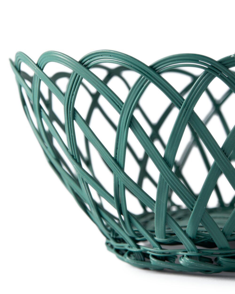 Bakkie kurv, Dark Green - oval