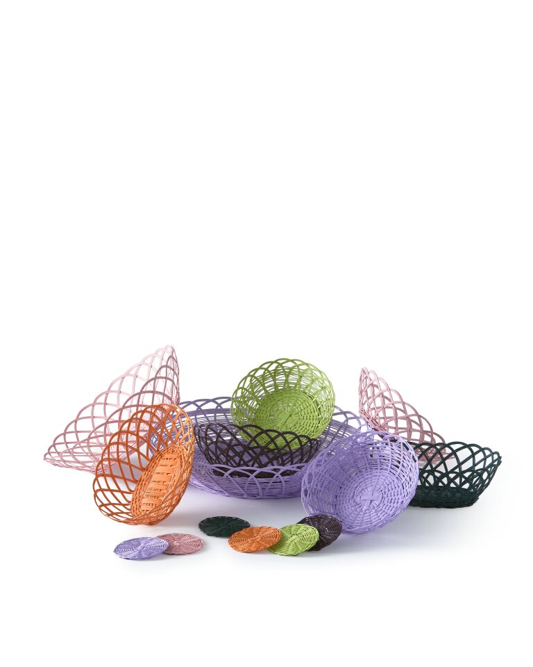 Bakkie kurv, Dark Green - oval