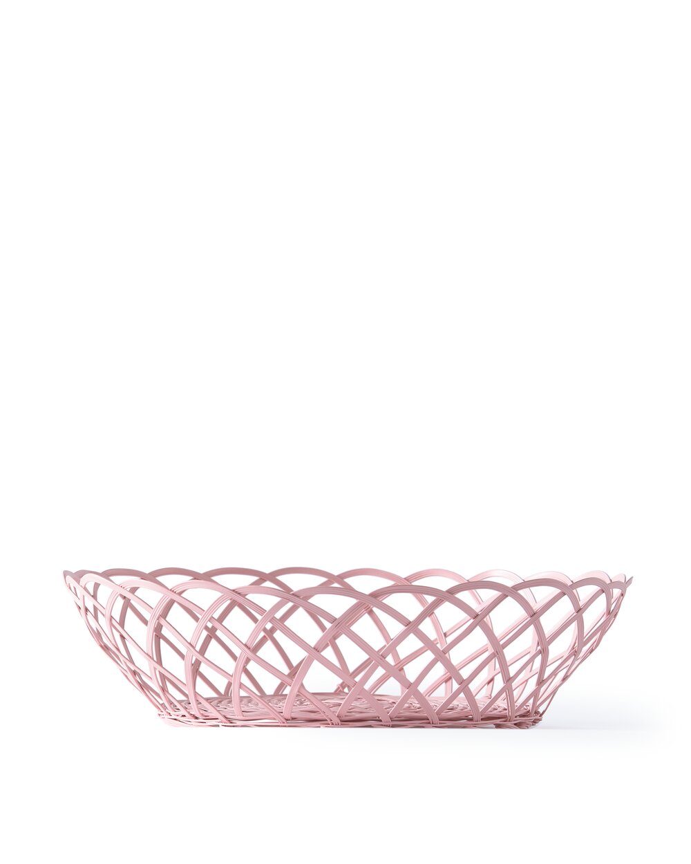 Bakkie Lace kurv, Light Pink - stor