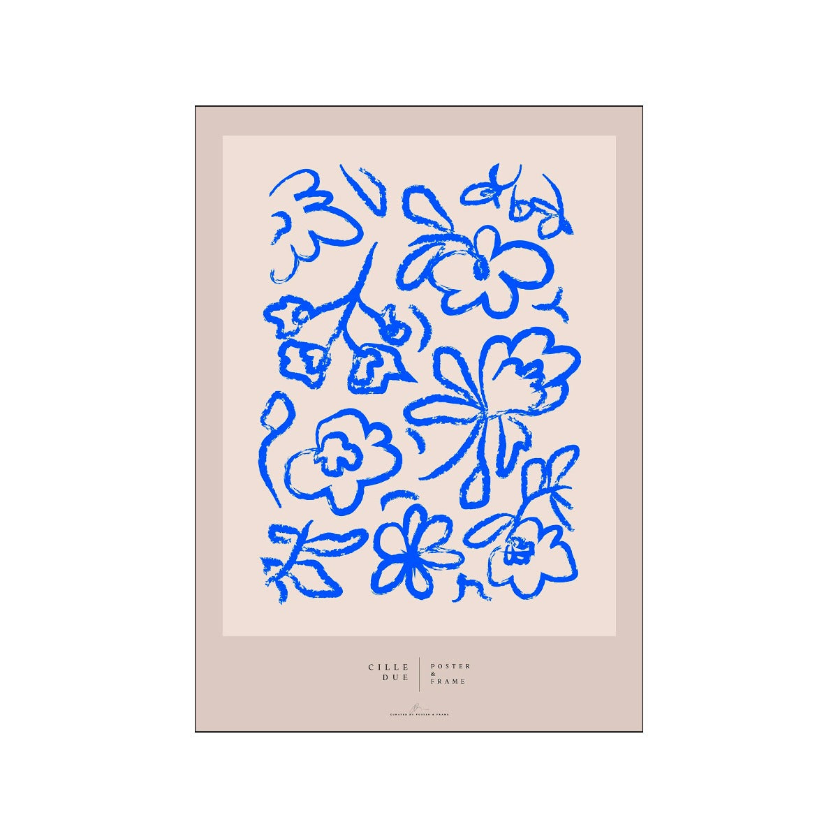 Poster & Frame Cille Due plakat - Flower 1 - Bahne