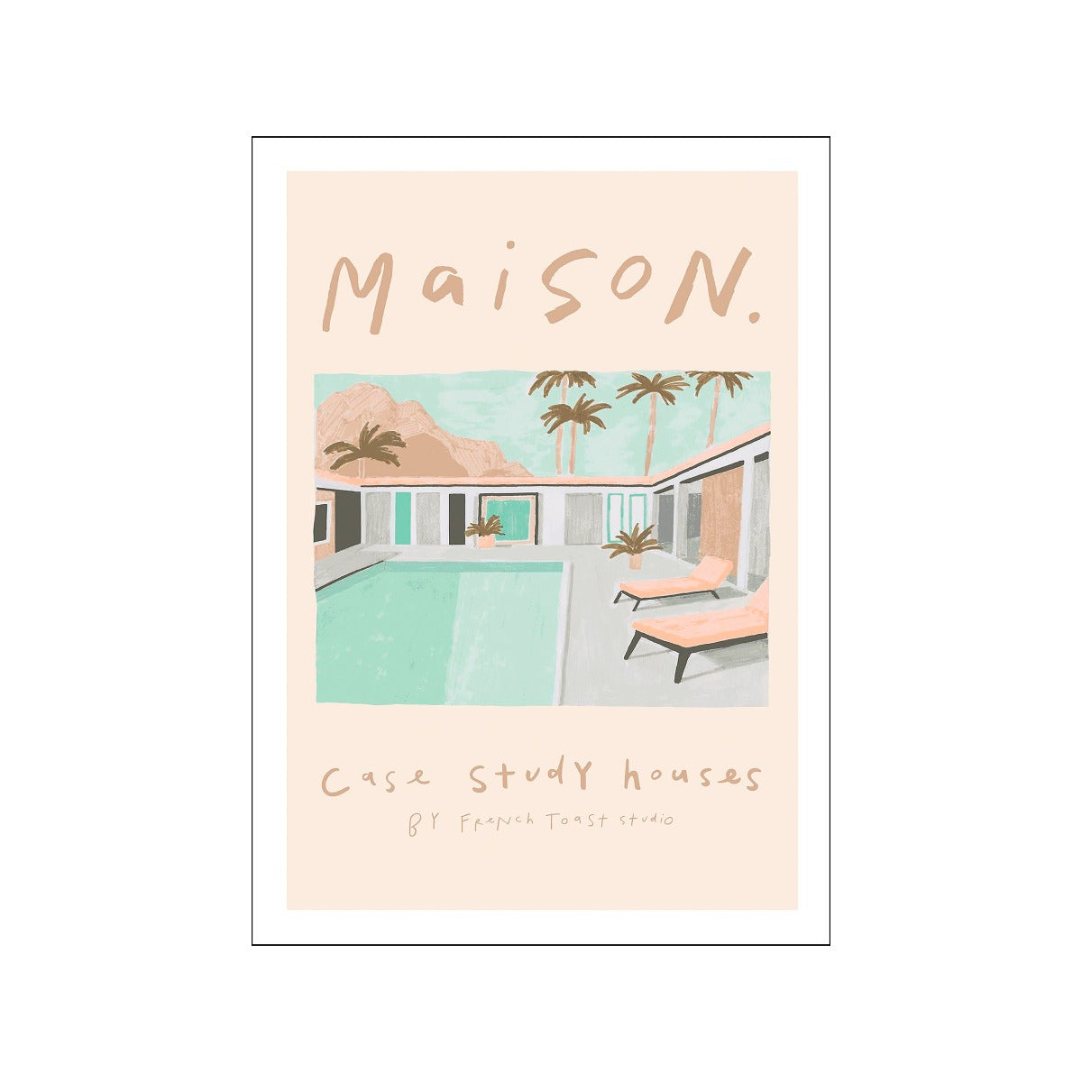 Poster & Frame French Toast Studio plakat - Florida Mansion - Bahne