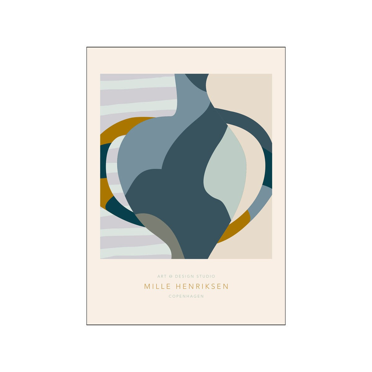 Mille Henriksen plakat - Camouflage 03