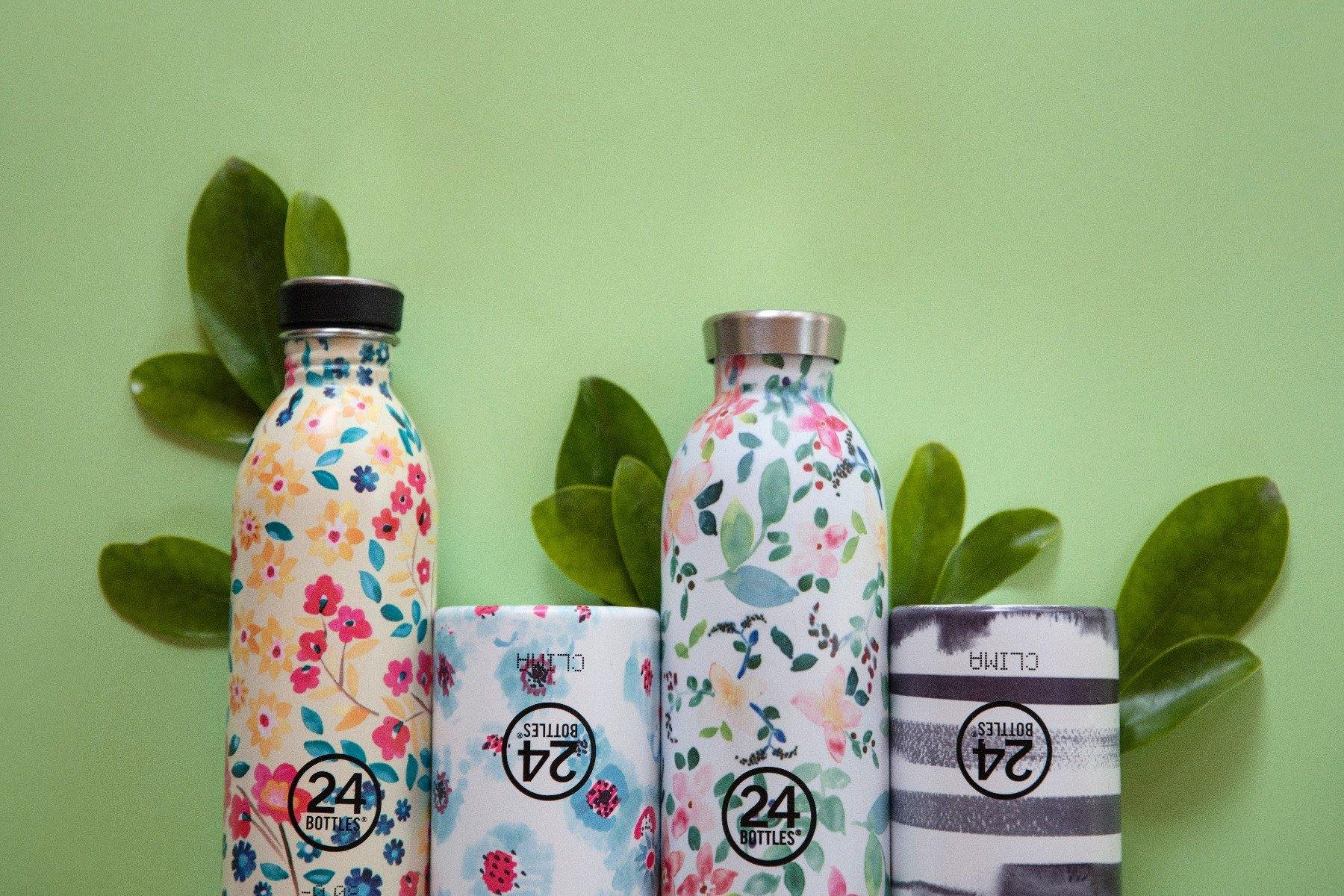 24Bottles Clima flaske, Little buds - 500 ml. - Bahne