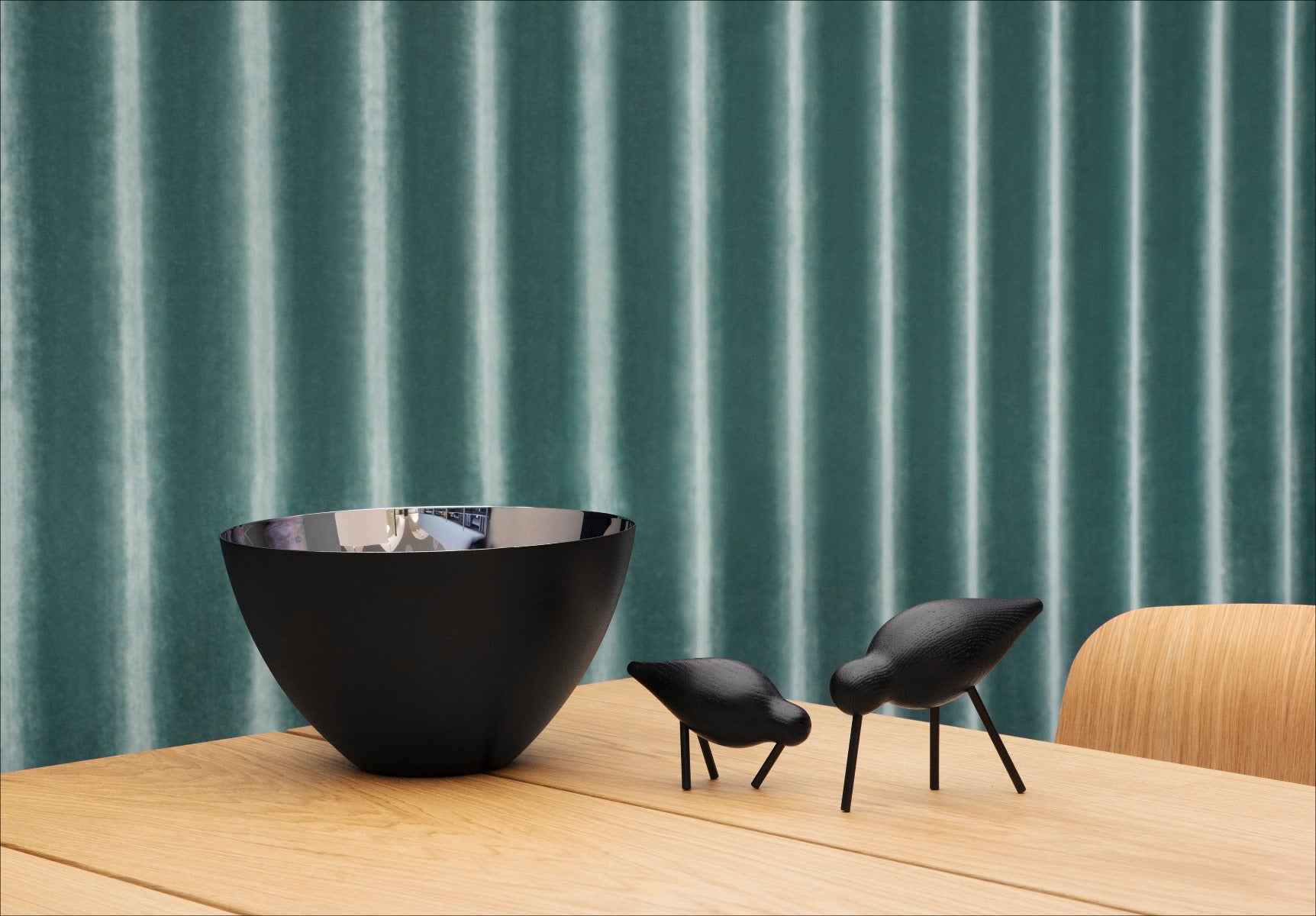 Normann Copenhagen Shorebird, medium  - sort - Bahne