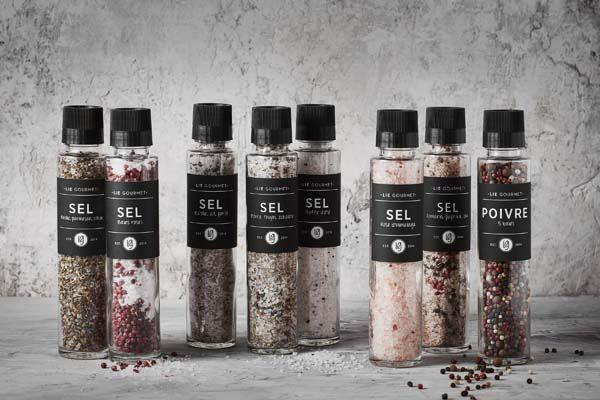 Lie Gourmet kværn rosmarin, paprika, chili - 280 g. - Bahne