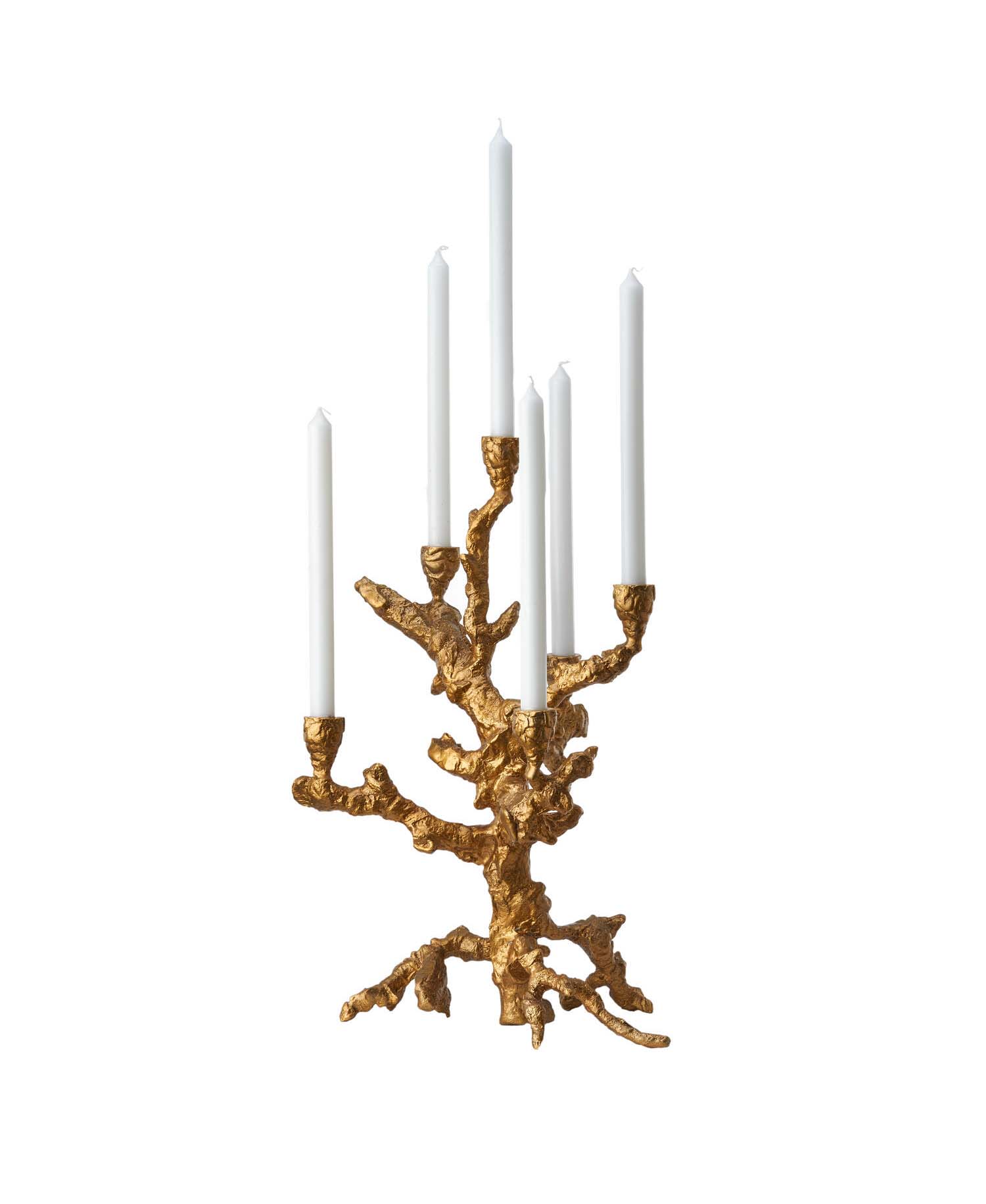 Apple Tree lysestage - guldfarvet