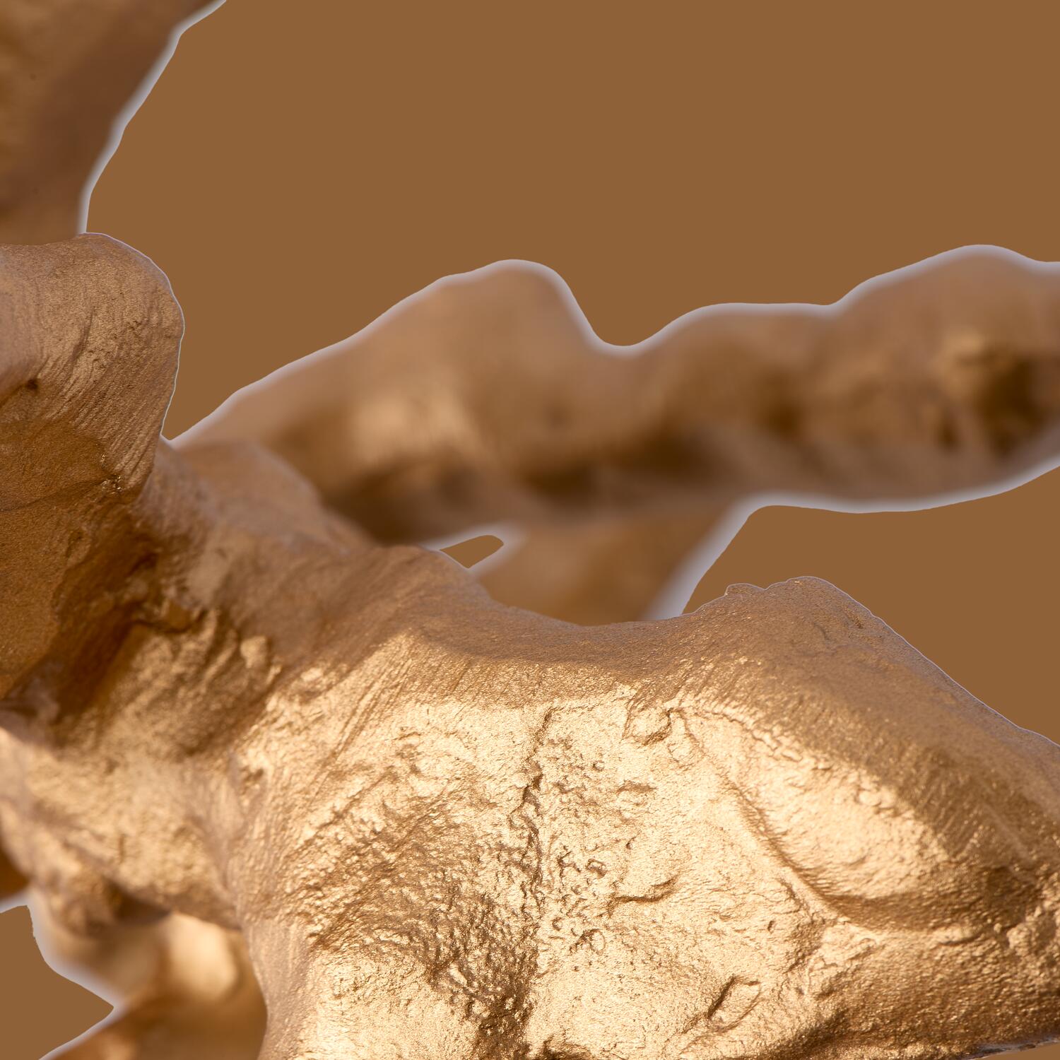 Apple Tree lysestage, S - guldfarvet