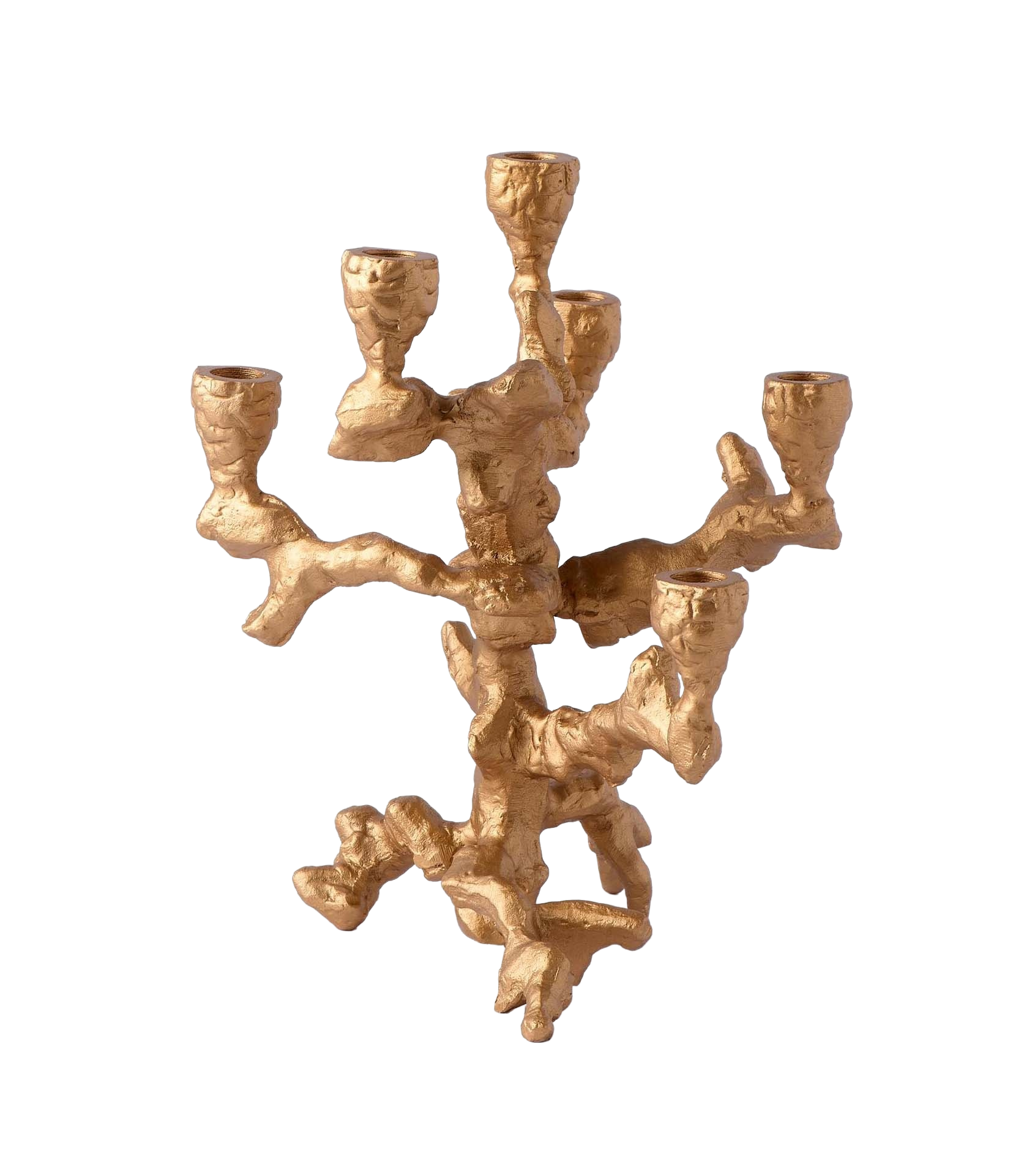 Apple Tree lysestage, S - guldfarvet