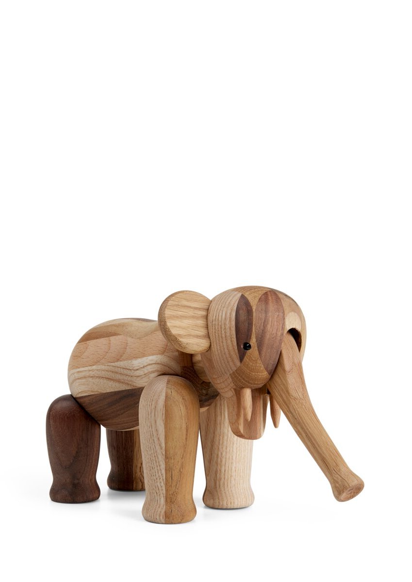 Reworked jubilæum mini elefant - mix træ