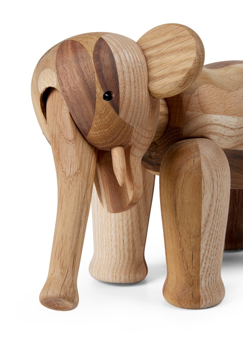 Reworked jubilæum mini elefant - mix træ