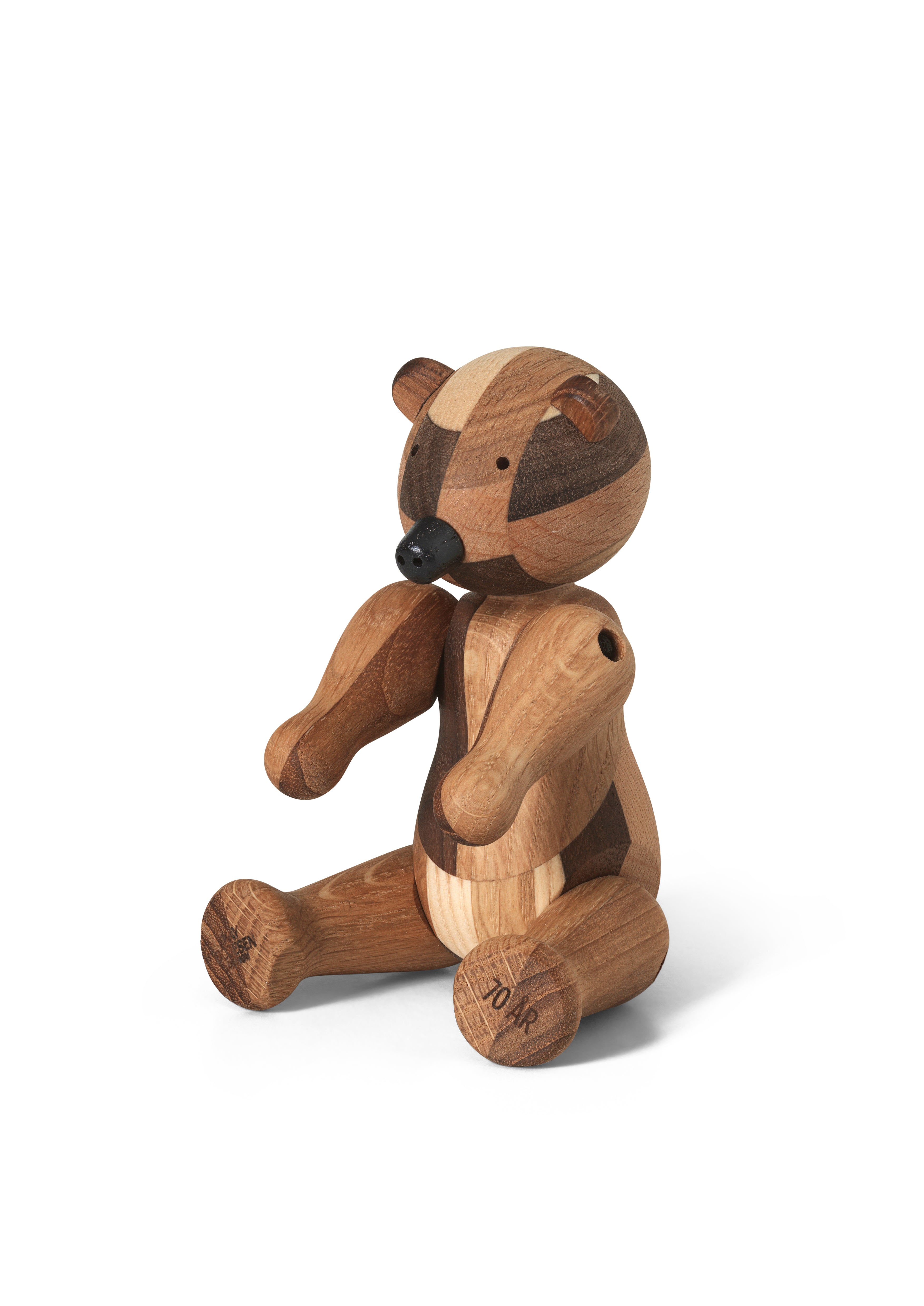 Reworked jubilæum bjørn lille - mix træ