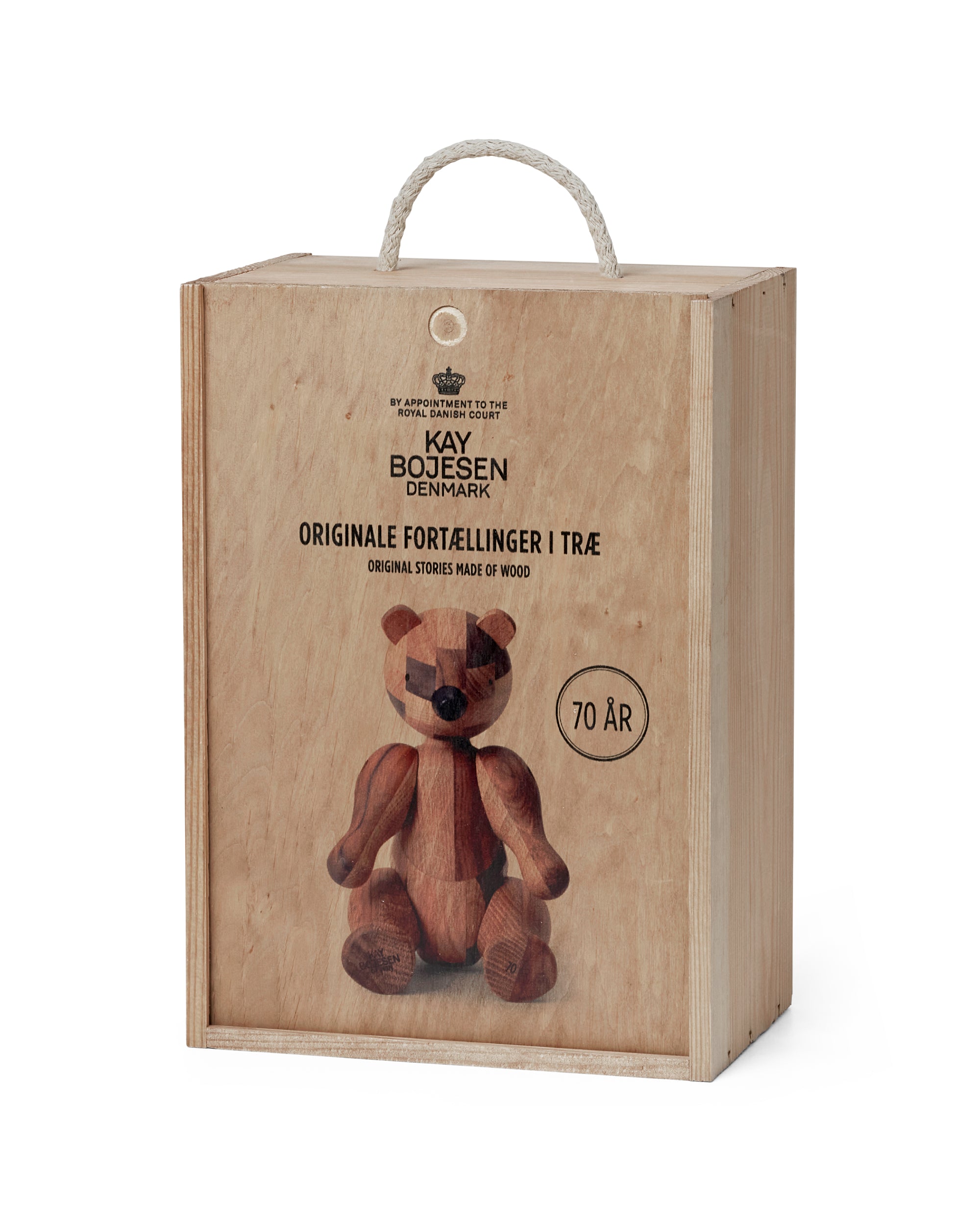 Reworked jubilæum bjørn, mellem - mix træ