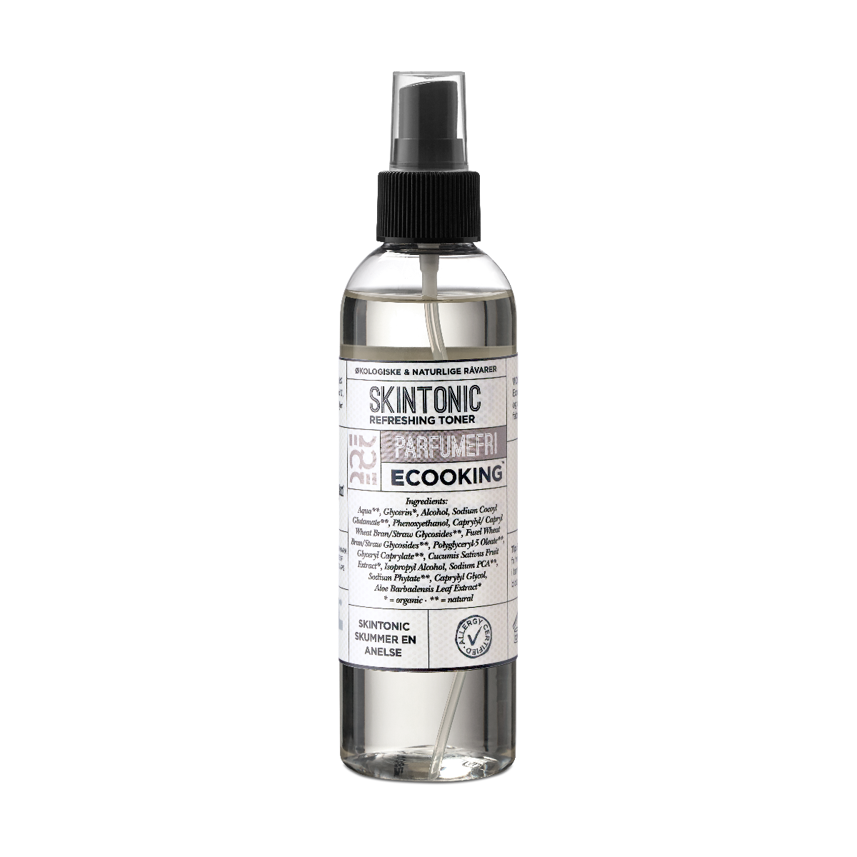 Ecooking parfumefri skintonic - 200 ml. - Bahne