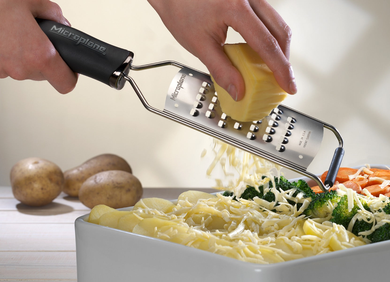 Microplane Gourmet rivejern - ekstra groft - Bahne