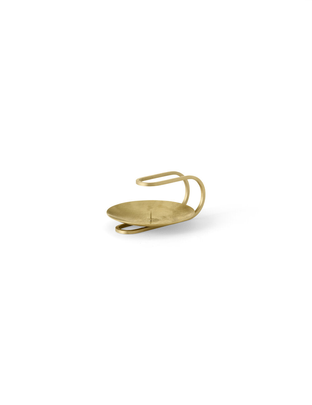 Clip lysestage, Brass - H5 cm.