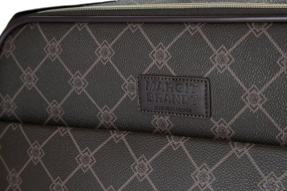 Kuffert m.hjul - brun