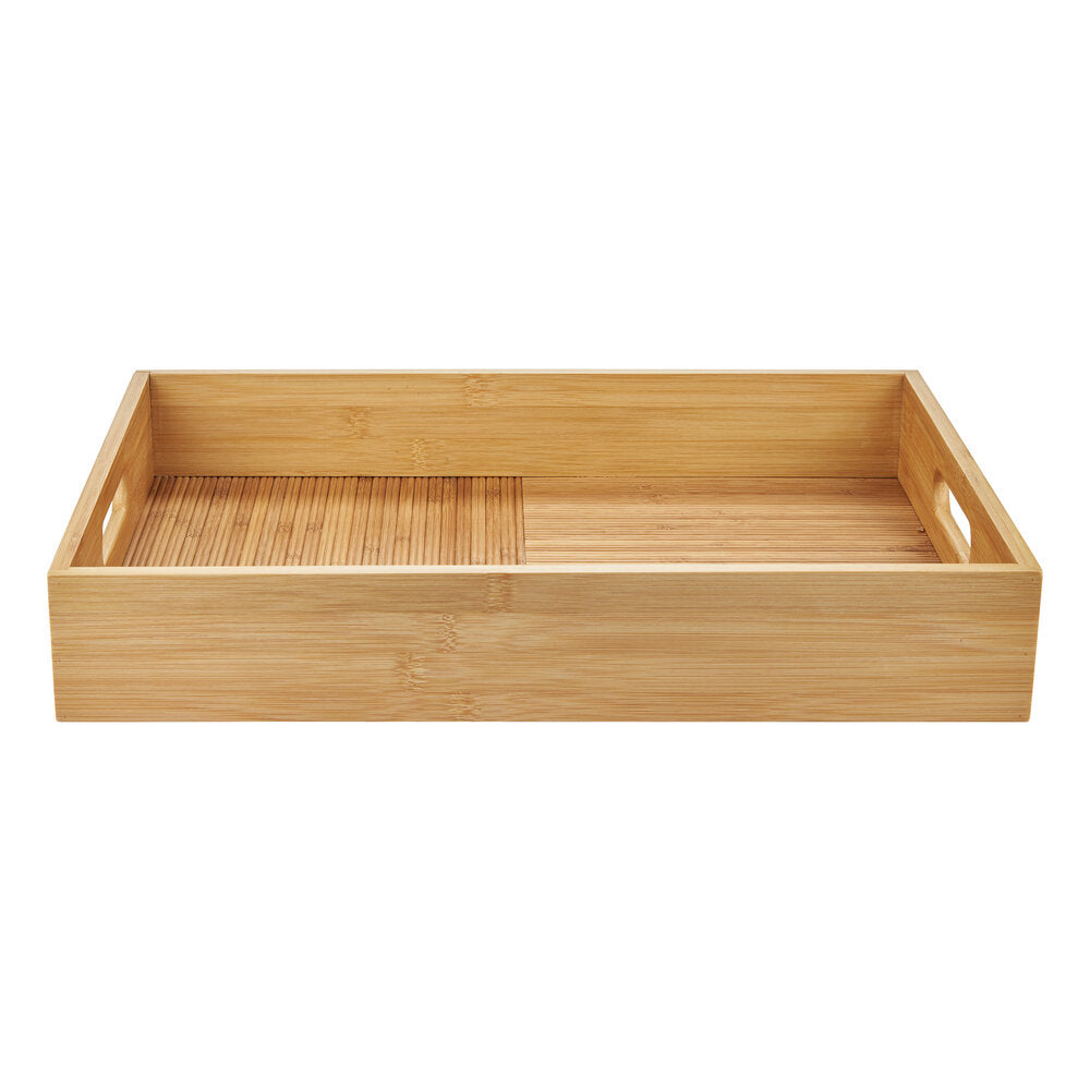 Bakke m. mønster i bund - 31,5x45 cm.