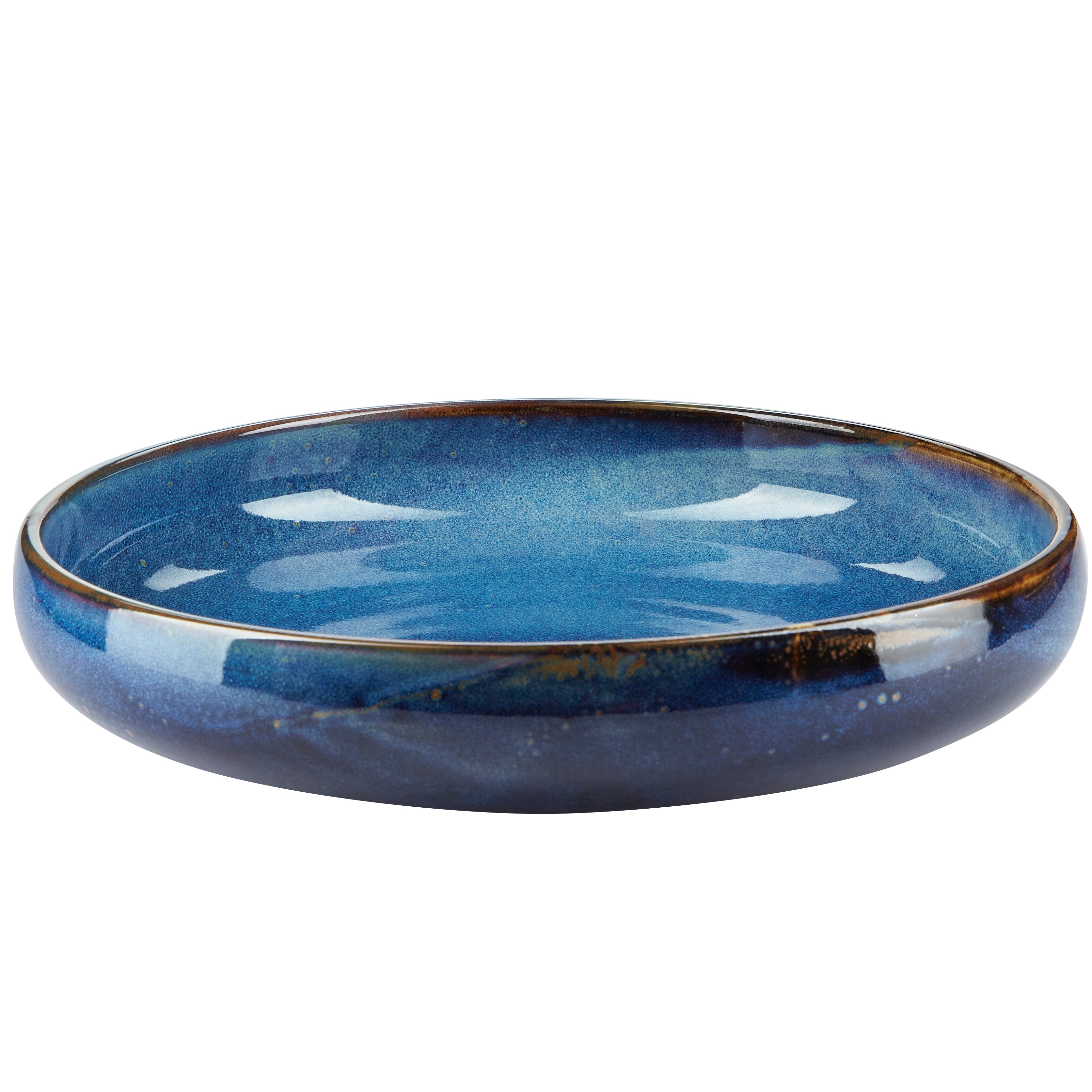 Space dyb tallerken, Aqua Blue - Ø29,5 cm.