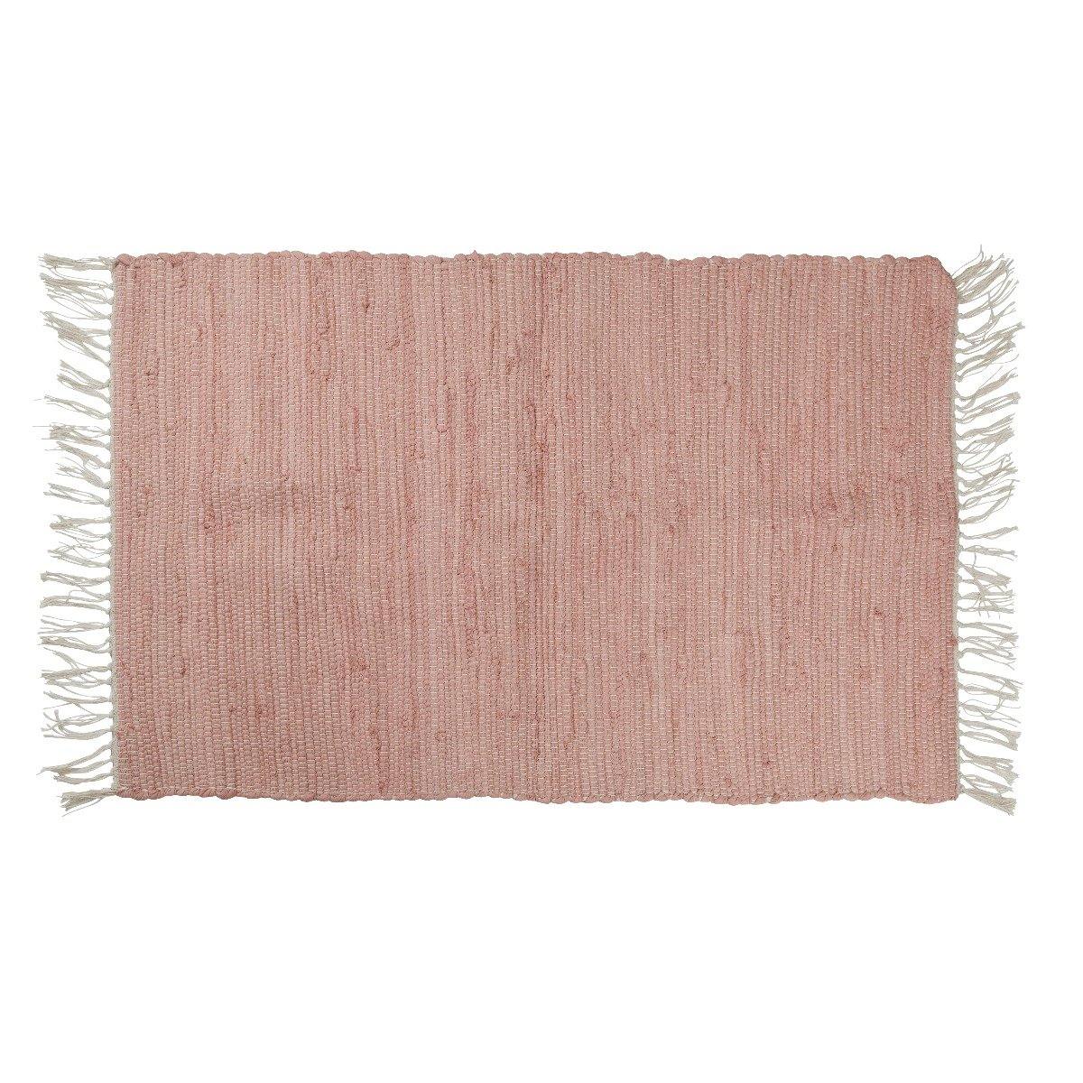 Bahne Interior Gulvtæppe i bomuld, Misty Rose - 60x90 cm. - Bahne