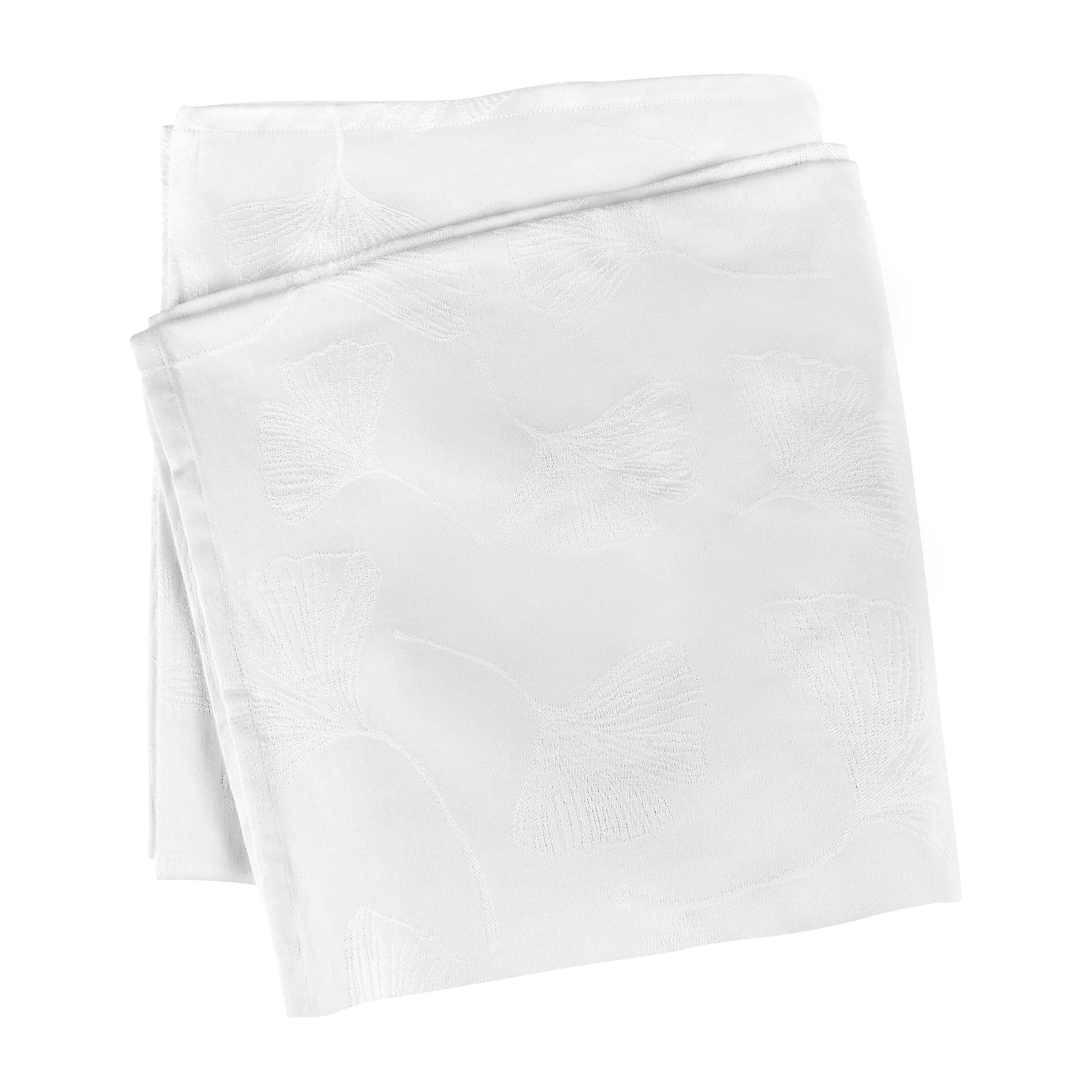 Bahne Interior Gingko dækkeserviet, hvid - 45x45 cm. - Bahne