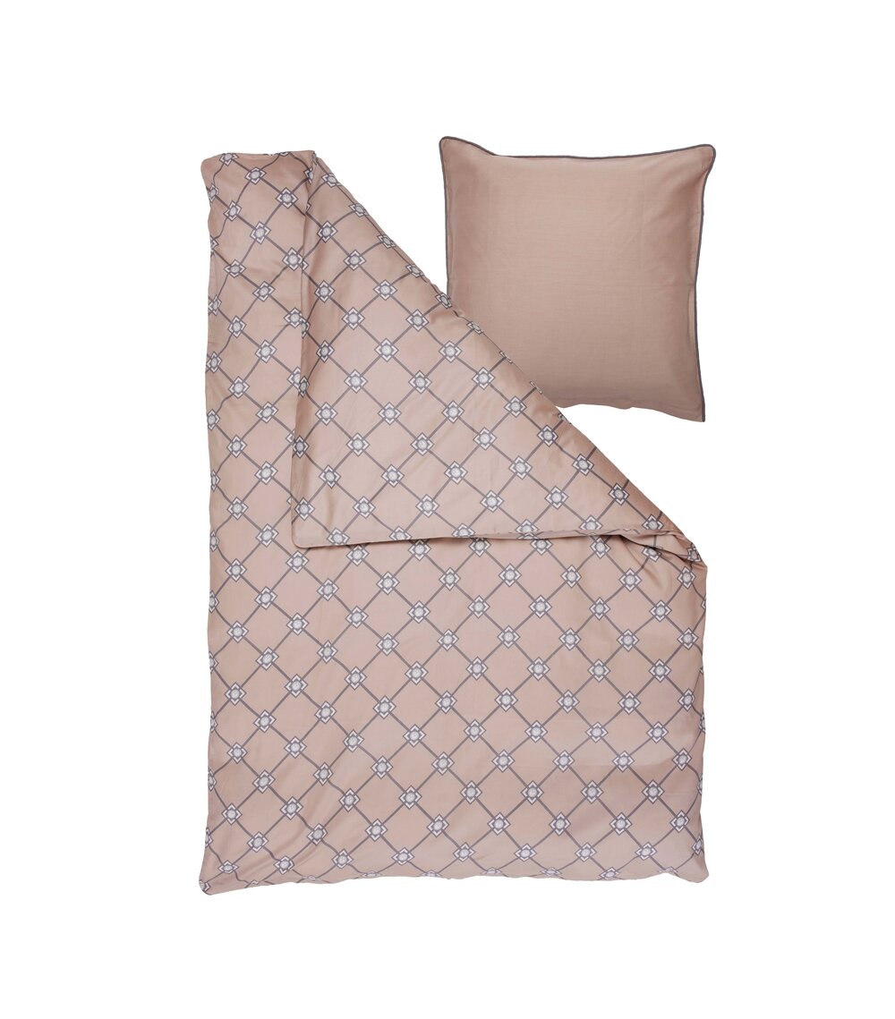 Madison Logo sengetøj - Grey/Light Sand