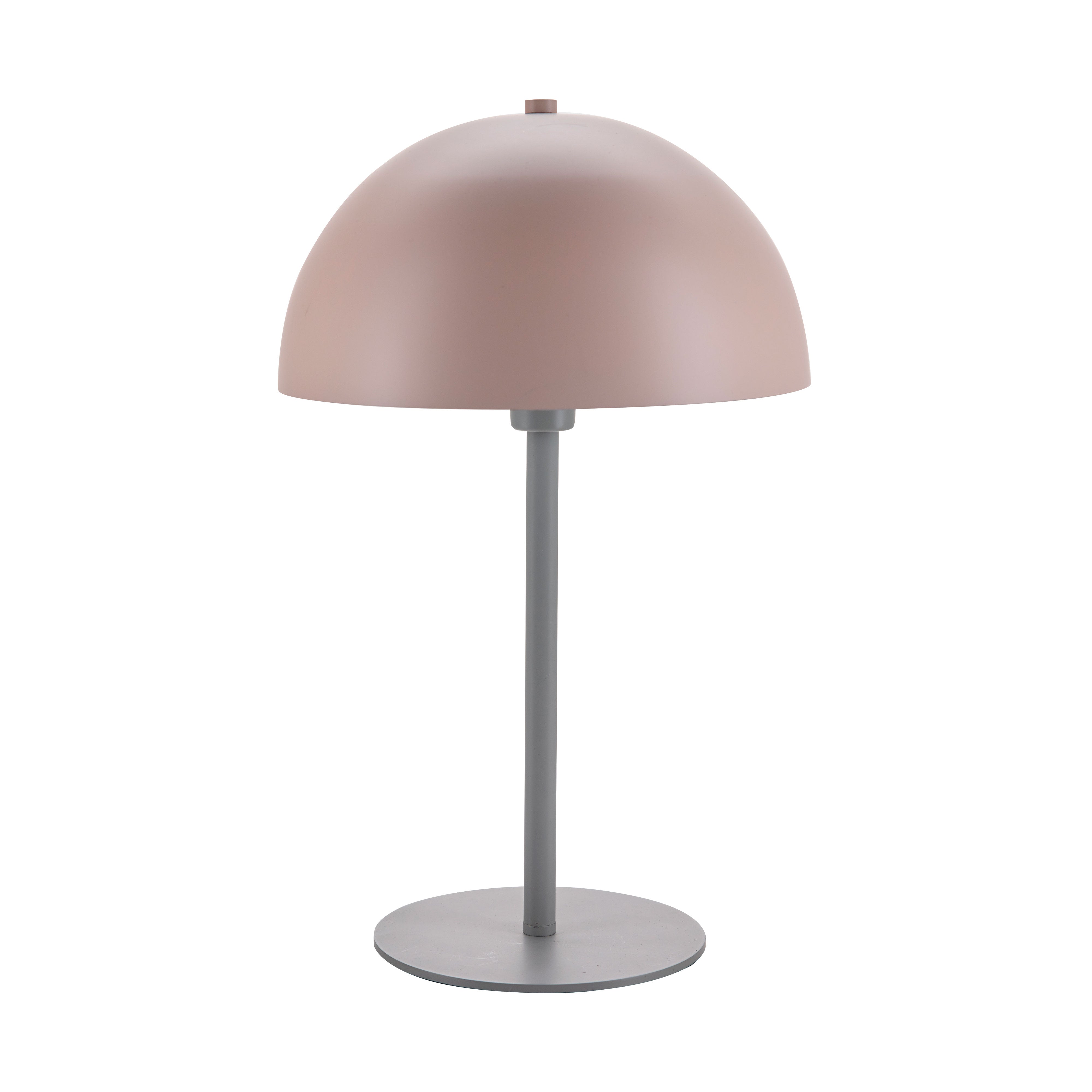 Bordlampe - rosa/grå –