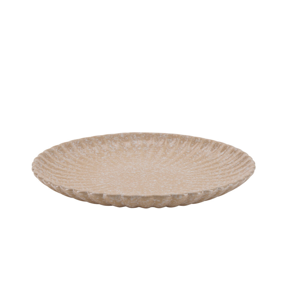 Clam frokosttallerken, creme - Ø20 cm.