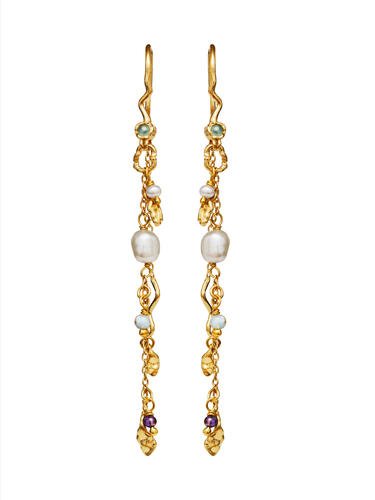 Maanesten Poppy øreringe - Guld - Bahne