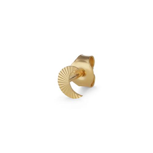Jane Kønig Reflection Stud Halfmoon ørering - Guld - Bahne