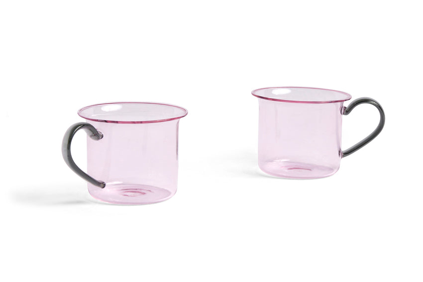 HAY Borosilicate kop, pink - sæt af to - Bahne