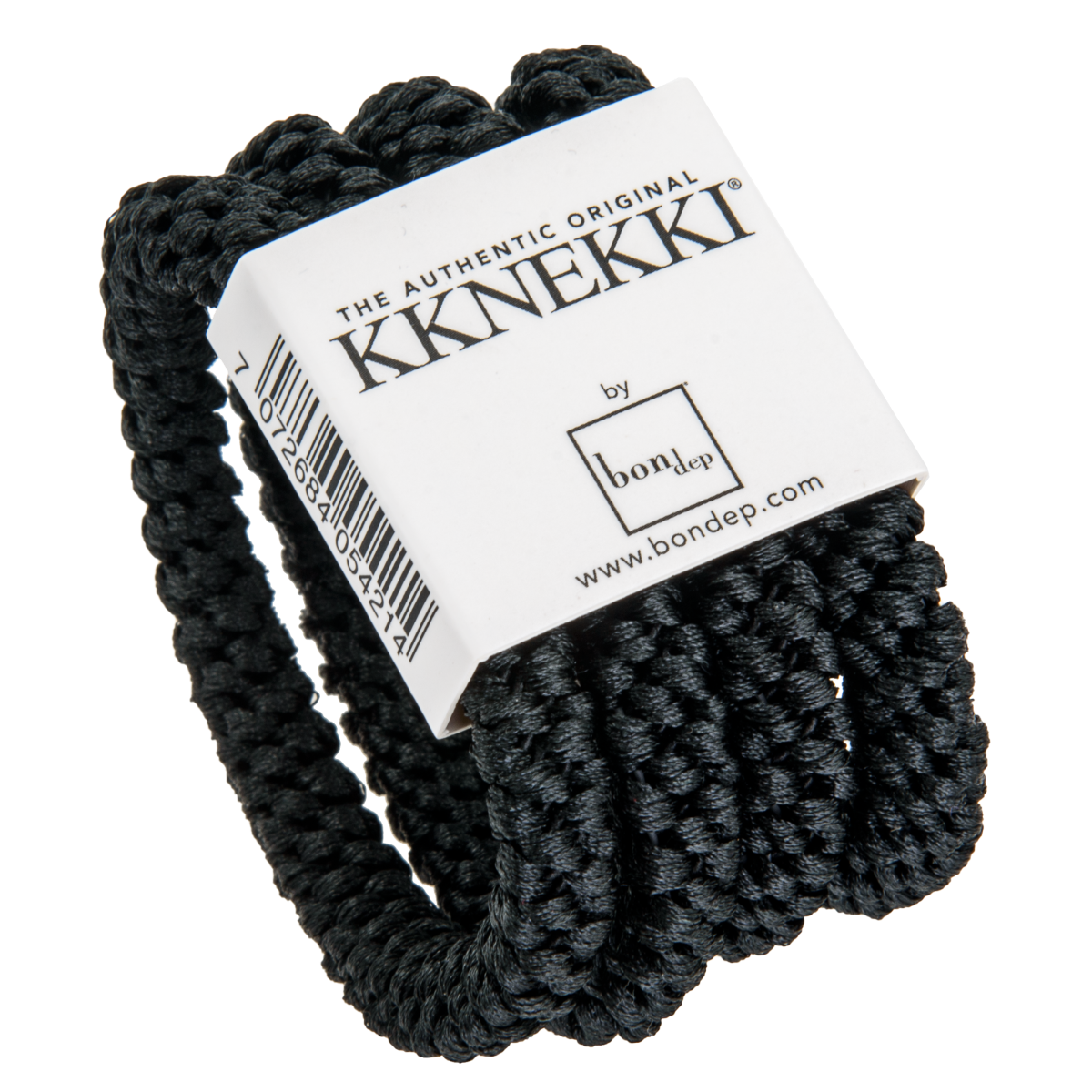 Kknekki elastikker, 4 stk.   - Black