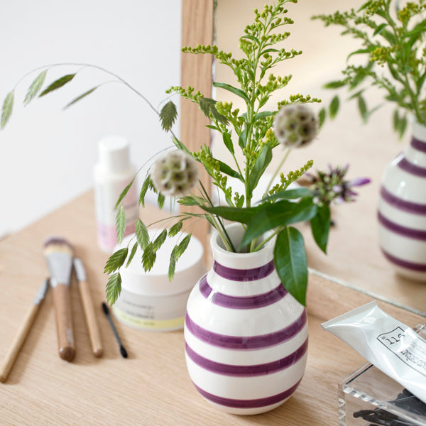 Kähler Omaggio vase, blomme - H: 12,5 cm. - Bahne