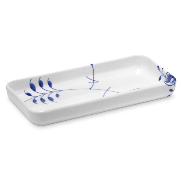 Royal Copenhagen Blå Mega riflet fad - 24 cm. - Bahne