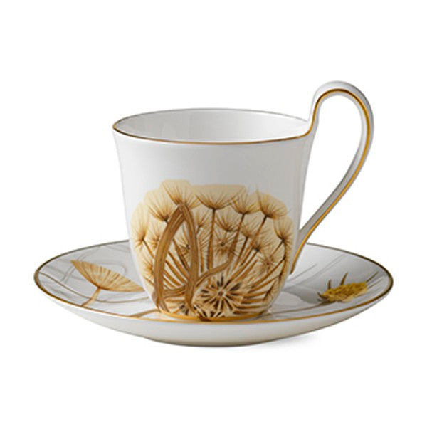 Royal Copenhagen Flora højhankskop m/ underkop, Mælkebøtte - 27 cl. - Bahne