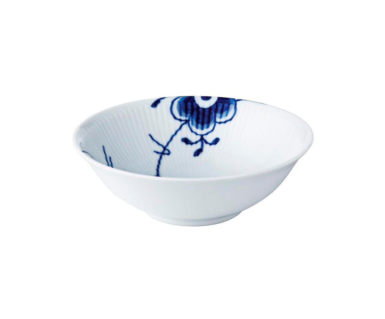 Royal Copenhagen Blå Mega riflet skål - 35 cl. - Bahne