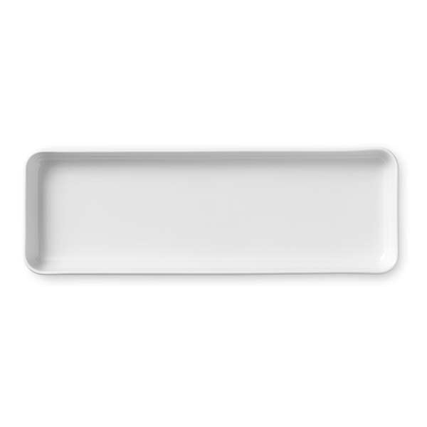 Royal Copenhagen Hvid Riflet tapasfad - 36 cm. - Bahne